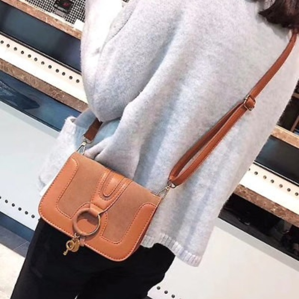 HP♥Brown Pendant Fashion Crossbody Bag - Picture 2 of 8